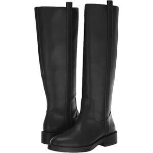 NEW DV Dolce Vita Women's Pennie Knee-High Riding Boots Black Smooth Size 6M